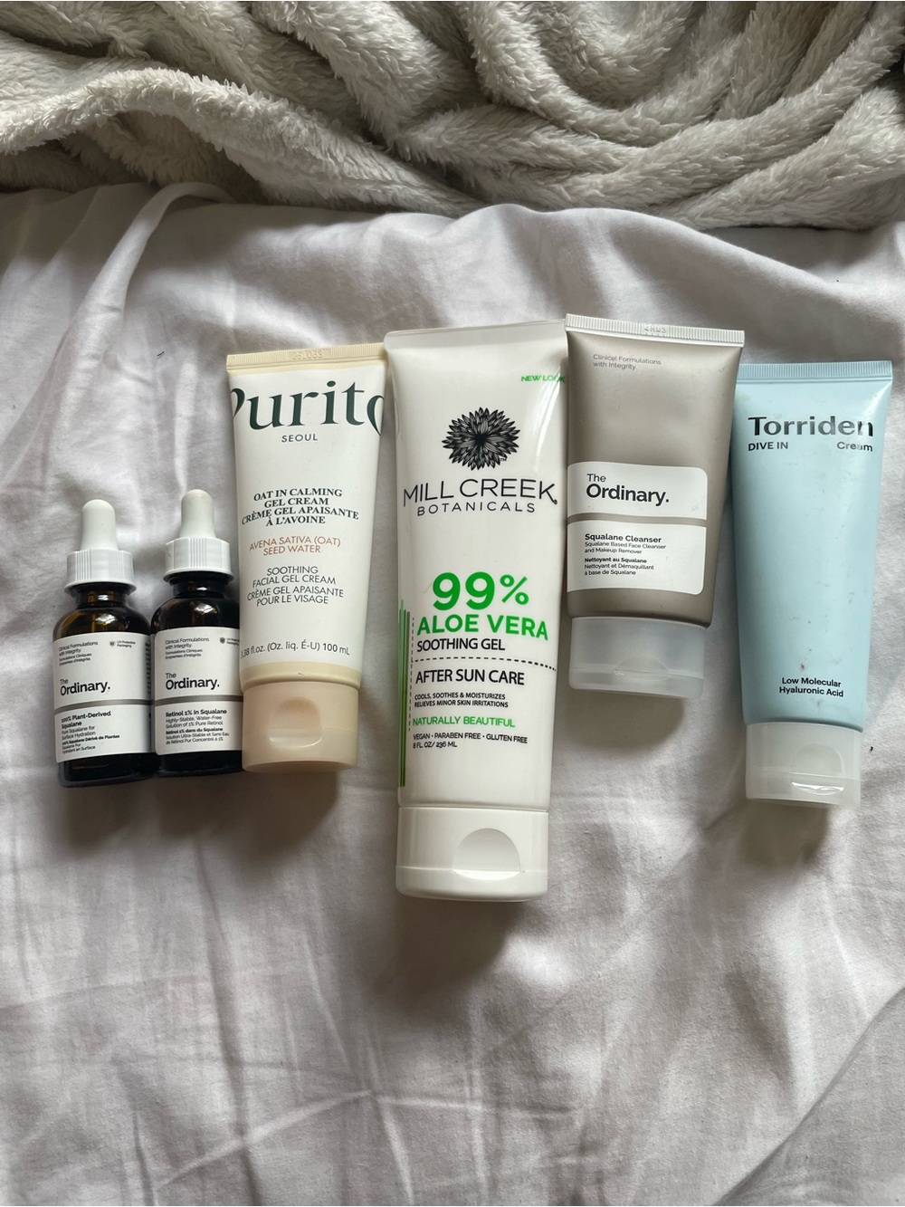 Skincare (barely used)